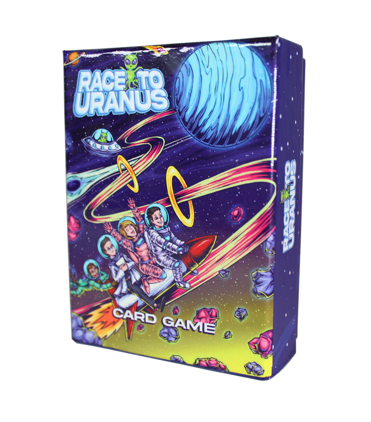 Small Box For Cards With Race To Uranus Branding